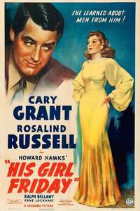 His Girl Friday - Poster