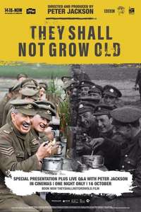 They Shall Not Grow Old - Poster