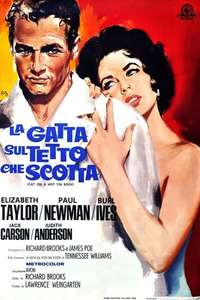 Cat on a Hot Tin Roof - Poster