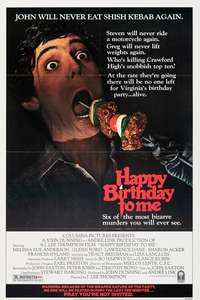 Happy Birthday to Me - Poster