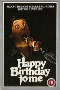 Happy Birthday to Me - Poster