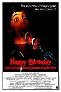 Happy Birthday to Me - Poster