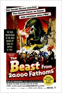 The Beast from 20 000 Fathoms - Poster