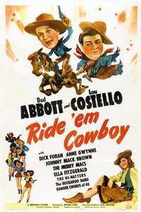 Ride 'Em Cowboy - Poster