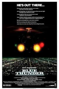 Blue Thunder - Poster