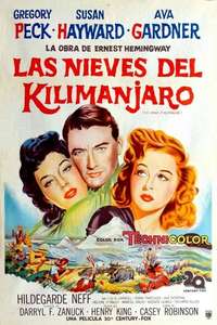 The Snows of Kilimanjaro - Poster