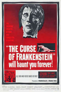 The Curse of Frankenstein - Poster