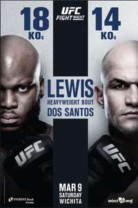 UFC Fight Night 146: Lewis vs. dos Santos - Poster