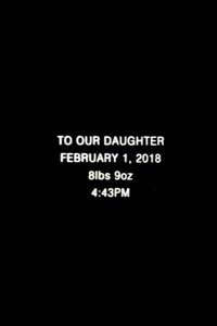To Our Daughter - Poster