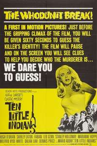 Ten Little Indians - Poster