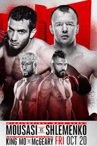 Bellator 185: Mousasi vs. Shlemenko - Poster