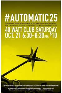 R.E.M. - Automatic Unearthed - Poster