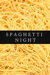 Spaghetti Night - Poster