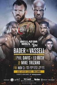 Bellator 186: Bader vs. Vassell - Poster