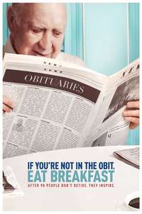 If You're Not In The Obit  Eat Breakfast - Poster
