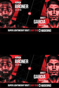 Adrien Broner vs. Mikey Garcia - Poster