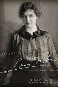 Yours Sincerely  Lois Weber - Poster