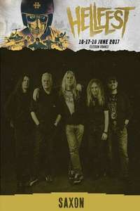 Saxon - Live Hellfest 2017 - Poster