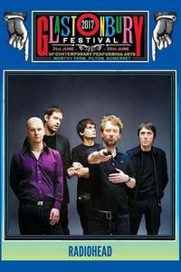Radiohead at Glastonbury 2017 - Poster