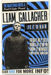 Liam Gallagher - McKittrick Hotel