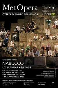 Met Opera Live: Nabucco - Poster