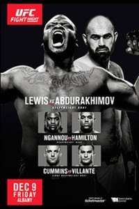 UFC Fight Night 102: Lewis vs. Abdurakhimov - Poster