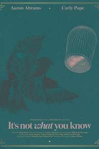 It's not What You Know - Poster