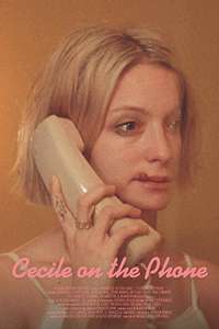Cecile on the Phone - Poster