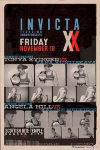 Invicta FC 20: Evinger vs. Kunitskaya - Poster