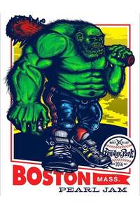 Pearl Jam Live at Fenway Park 08-05-2016 - Poster