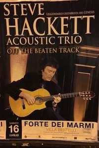 Steve Hackett Acoustic Trio - Off The Beaten Track - Poster