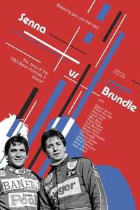 Senna vs Brundle - Poster