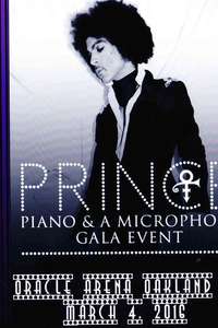 Prince: Piano and a Microphone Tour - Poster