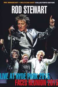 Rod Stewart - Live in Hyde Park - Poster