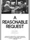 A Reasonable Request