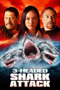 3-Headed Shark Attack - Poster