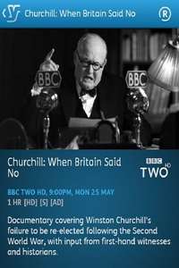 Churchill: When Britain Said No - Poster
