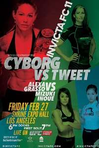 Invicta FC 11: Cyborg vs. Tweet - Poster