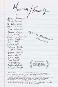 Masculinity/Femininity - Posters
