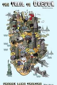The Trail to Oregon! - Poster