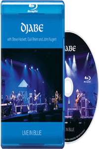 Djabe: Live in Blue with Steve Hackett  Gulli Briem and John Nugent - Poster