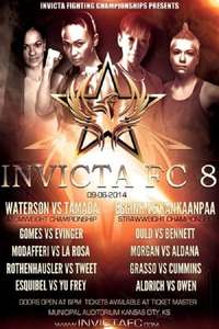 Invicta FC 8: Waterson vs. Tamada - Poster