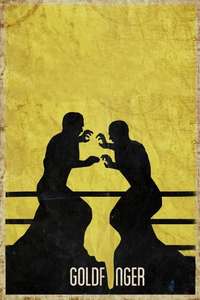 CHIKARA Goldfinger - Poster