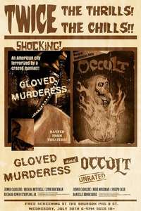 Gloved Murderess - Poster