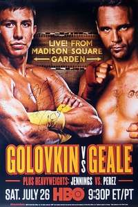HBO Boxing: Golovkin vs. Geale - Poster