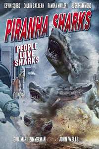 Piranha Sharks - Poster