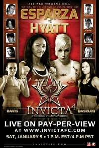 Invicta FC 4: Esparza vs. Hyatt - Poster