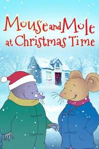 Mouse and Mole at Christmas Time - Poster