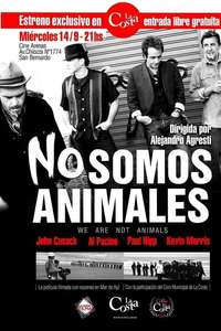 We're No Animals - Poster