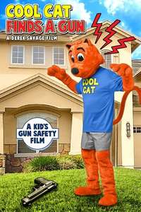 Cool Cat Finds a Gun - Poster